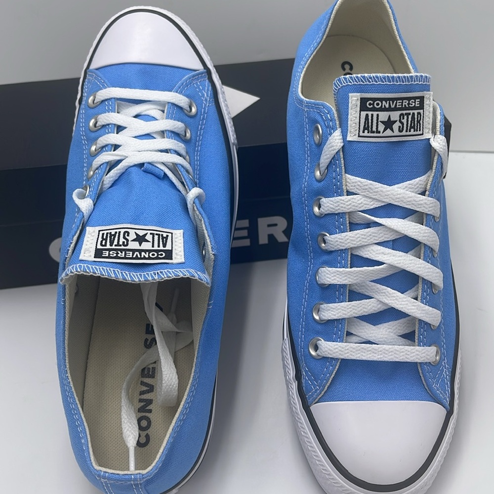 Vans Men’s A04545F CTAS OX LT. BLUE Platforms Sneakers Chuck Taylor All Stars - Picture 12 of 16